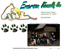 Tablet Screenshot of emersonkennels.com